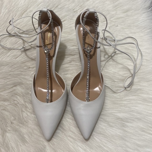 Gianvito Rossi Crystal T-string pointed toe pump size 39EU - Picture 2 of 14